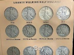 90/% Silver 1916-1947 Walking Liberty Half Dollar Average Circulated