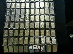 100 1 Troy oz silver bars. 999 Pure Silver Walking Liberty Bars (MINT FRESH)