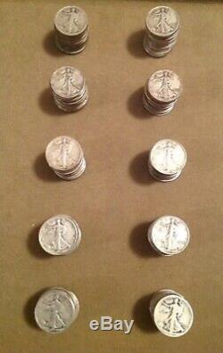 $100 Face Value Bag 90% Silver Walking Liberty Halves Silver Coin Lot