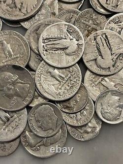 $10 Face 90% Silver CULL Lot Mercury, Walking Liberty, Franklin & More Mixed