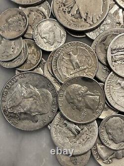 $10 Face 90% Silver CULL Lot Mercury, Walking Liberty, Franklin & More Mixed