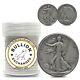 $10 Face Value 90% Silver Walking Liberty Half Dollars 20-coin Roll (circulated)