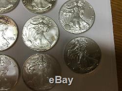 (10) Walking Liberty 1 Oz. Fine Silver Silver Dollar American Silver Eagle