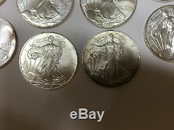 (10) Walking Liberty 1 Oz. Fine Silver Silver Dollar American Silver Eagle