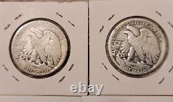 13 Walking Liberty Halfs 1917-1946 90% Silver All Different Dates-Some Key Dates