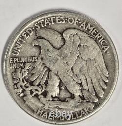 142C02108 lot OF 8 WALKER HALF DOLLARS 1917-1947 SILVER 50c COIN G 79+ YEARS OLD