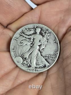 142C02108 lot OF 8 WALKER HALF DOLLARS 1917-1947 SILVER 50c COIN G 79+ YEARS OLD