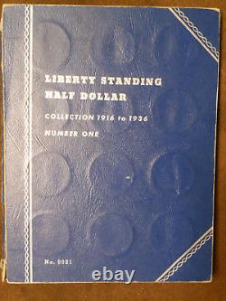 1916-1936 COMPLETE COLLECTION of 35 WALKING LIBERTY 90% SILVER HALF DOLLARS