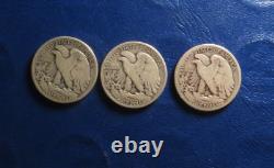 1916-1936 Walking Liberty Half Dollar Complete Set 35 Coins Includes 1921 PDS