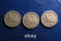 1916-1936 Walking Liberty Half Dollar Complete Set 35 Coins Includes 1921 PDS