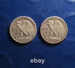 1916-1936 Walking Liberty Half Dollar Complete Set 35 Coins Includes 1921 PDS
