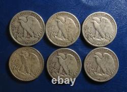 1916-1936 Walking Liberty Half Dollar Complete Set 35 Coins Includes 1921 PDS