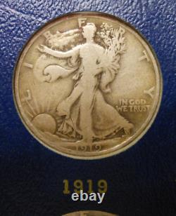 1916-1940 NEAR COMPLETE COLLECTION of 44 WALKING LIBERTY 90% SILVER HALF DOLLARS