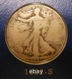 1916-1940 NEAR COMPLETE COLLECTION of 44 WALKING LIBERTY 90% SILVER HALF DOLLARS