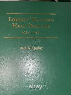1916 1947 (59) WALKING LIBERTY HALF DOLLARs Partial Starter Set w Key Dates