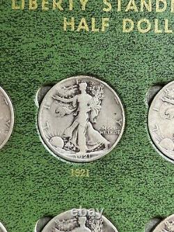 1916-1947 COMPLETE Walking Liberty Half Dollar Set, 65 Coins