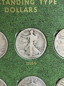 1916-1947 COMPLETE Walking Liberty Half Dollar Set, 65 Coins