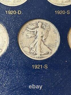 1916-1947 COMPLETE Walking Liberty Half Dollar Set, 65 Coins -Including key 21D