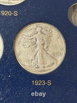 1916-1947 COMPLETE Walking Liberty Half Dollar Set, 65 Coins -Including key 21D