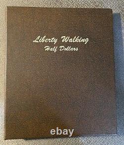 1916 1947 Complete Walking Liberty Half Dollar Set In Dansco Album Nice 1921