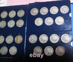 1916-1947 Pds Walking Liberty Complete Set G Bu Us Coins