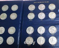 1916-1947 Pds Walking Liberty Complete Set G Bu Us Coins