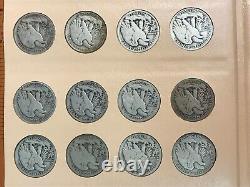 1916-1947 Silver Walking Liberty Half Dollar Set COMPLETE 65 Coins DANSCO 1921-D