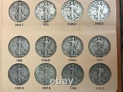 1916-1947 Silver Walking Liberty Half Dollar Set COMPLETE 65 Coins DANSCO 1921-D