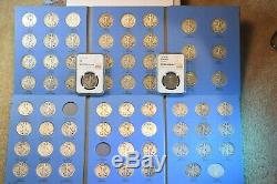 1916-1947 Walking Liberty Half 65 Coin Complete Set 16-s & 21-d Ngc Cert! #117