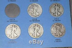 1916-1947 Walking Liberty Half 65 Coin Complete Set 16-s & 21-d Ngc Cert! #117