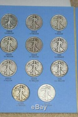 1916-1947 Walking Liberty Half 65 Coin Complete Set 16-s & 21-d Ngc Cert! #117