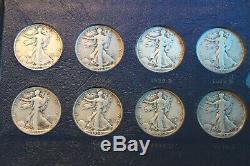 1916-1947 Walking Liberty Half 65 Coin Outstanding Complete Set Has Pcgs Coins#1