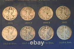 1916-1947 Walking Liberty Half 65 Coin Outstanding Complete Set Some Certified#5