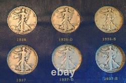 1916-1947 Walking Liberty Half 65 Coin Outstanding Complete Set Some Certified#5