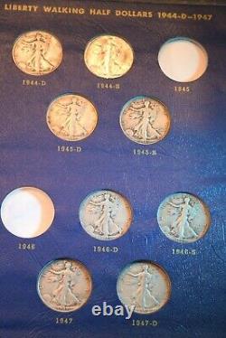 1916-1947 Walking Liberty Half 65 Coin Outstanding Complete Set Some Certified#5