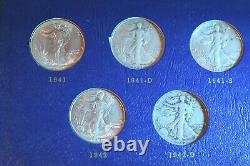 1916-1947 Walking Liberty Half 65 Coin Outstanding Complete Set Some Certified#5
