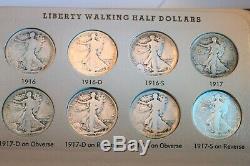 1916-1947 Walking Liberty Half 65 Coin Very Nice Full Date Complete Set! #33