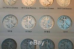 1916-1947 Walking Liberty Half 65 Coin Very Nice Full Date Complete Set! #33