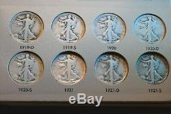 1916-1947 Walking Liberty Half 65 Coin Very Nice Full Date Complete Set! #33