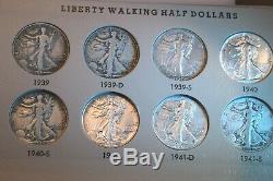 1916-1947 Walking Liberty Half 65 Coin Very Nice Full Date Complete Set! #33