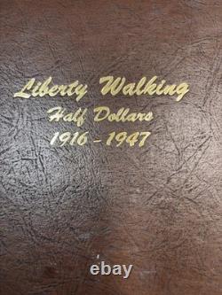 1916-1947 Walking Liberty Half Dollar Complete Collection All 65 Coins