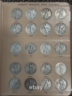 1916-1947 Walking Liberty Half Dollar Complete Collection All 65 Coins