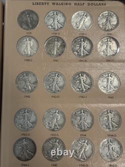 1916-1947 Walking Liberty Half Dollar Complete Collection All 65 Coins