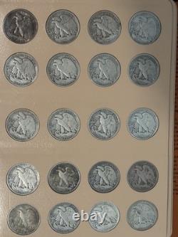 1916-1947 Walking Liberty Half Dollar Complete Collection All 65 Coins
