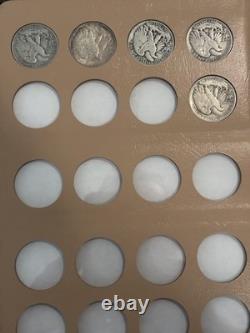 1916-1947 Walking Liberty Half Dollar Complete Collection All 65 Coins