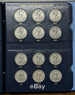 1916-1947 Walking Liberty Half Dollar Complete Set Of 65 With 1921P/D/S 1938D +++