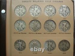 1916-1947 Walking Liberty Silver Half Dollar Complete Set KEY 1921-D etc. DANSCO