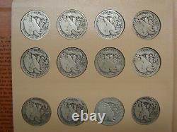 1916-1947 Walking Liberty Silver Half Dollar Complete Set KEY 1921-D etc. DANSCO