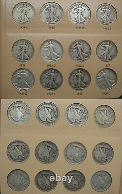 1916-1947 Walking Liberty Silver Half Dollar Complete Set KEY 1921-D etc. DANSCO