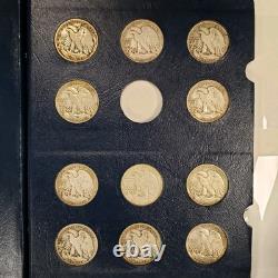 1916-1947 Walking Liberty Silver Half Dollars Whitman Album SKU-Q1044